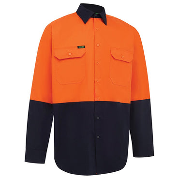 Hi Vis Lightweight Adjustable Cuff Shirt - 3 Colour Options Various Sizes