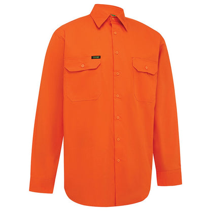 Hi Vis Lightweight Adjustable Cuff Shirt - 3 Colour Options Various Sizes
