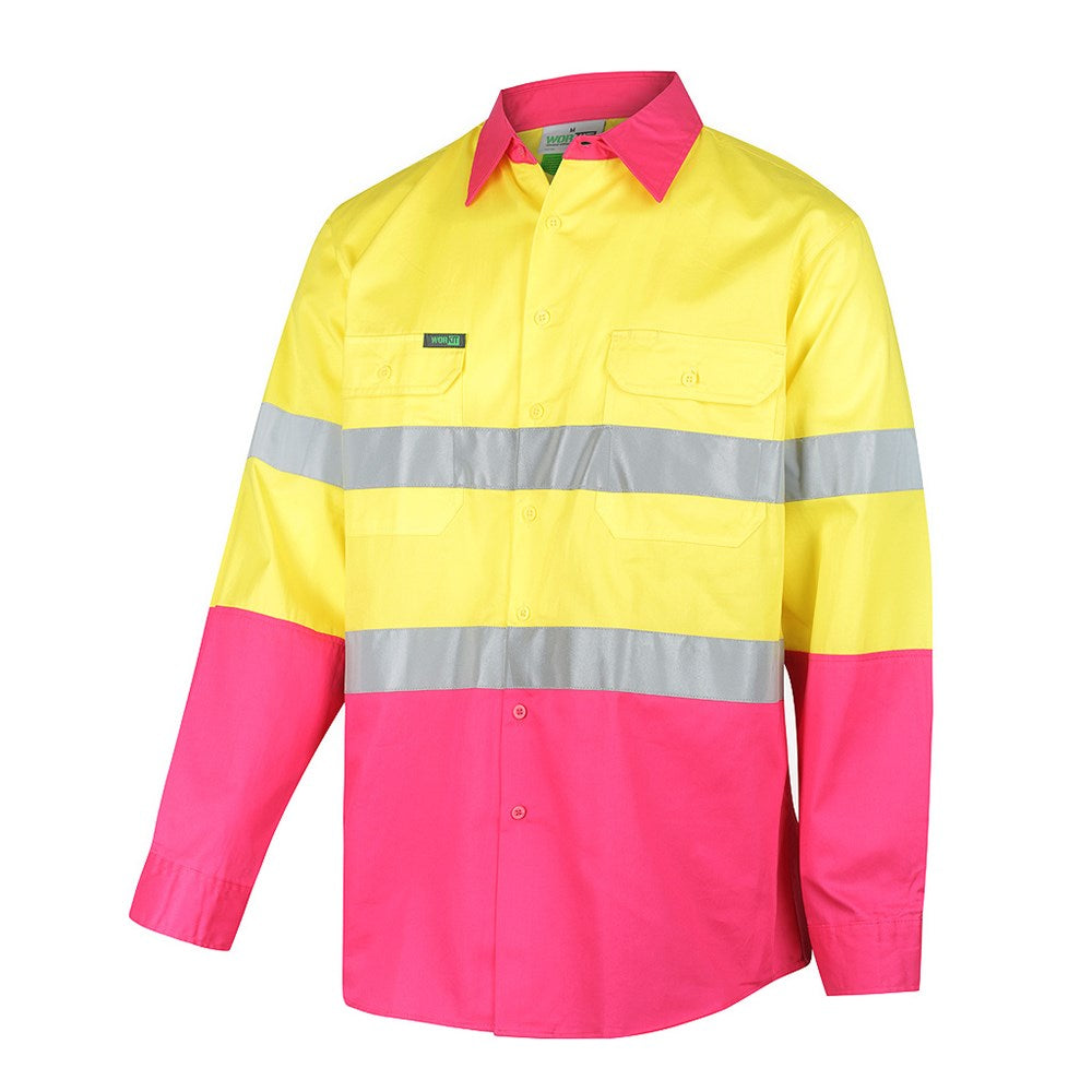 Hi Vis Lightweight Long Sleeve Taped Shirt - Various Colours and Sizes