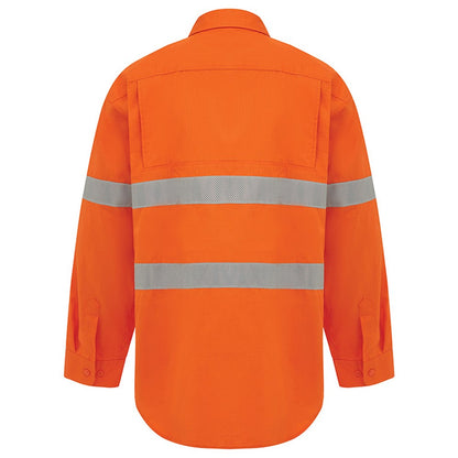 Hi Vis 2 Tone Lightweight Ripstop Breathable Taped Shirt - 3 Colour Options in Various Sizes