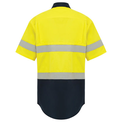 Hi Vis Lightweight Short Sleeve Taped Shirt - 2 Colour Options in Various Sizes