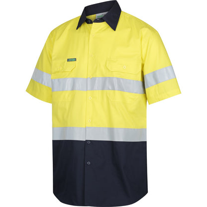 Hi Vis Lightweight Short Sleeve Taped Shirt - 2 Colour Options in Various Sizes