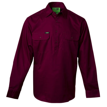 Flinders Lightweight Half Closed Country Shirt- 3 Colour Options in Various Sizes