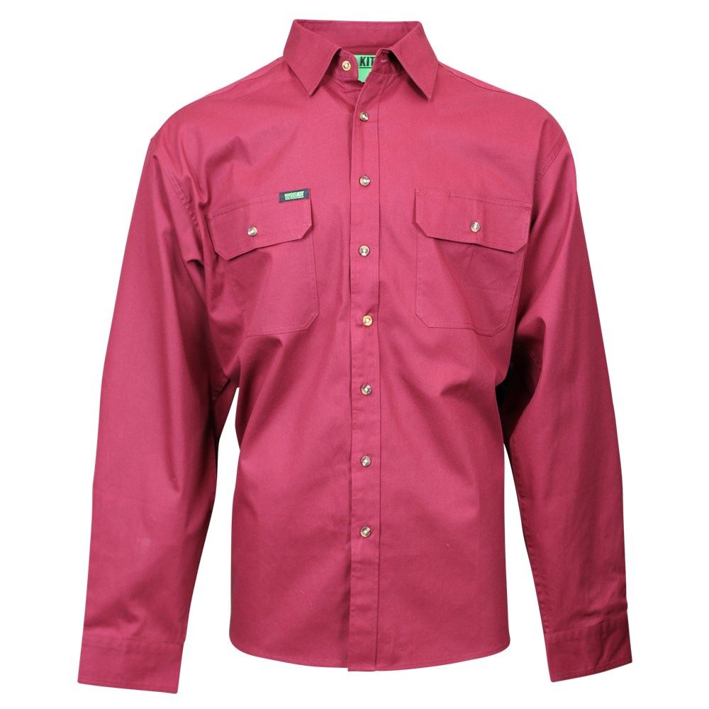 Lightweight Full Button Shirt 3 Colour Options in Various Sizes