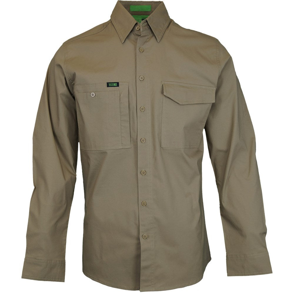 Velocity Stretch Lightweight Ripstop Travel Shirt - 3 Colour Options in Various Sizes