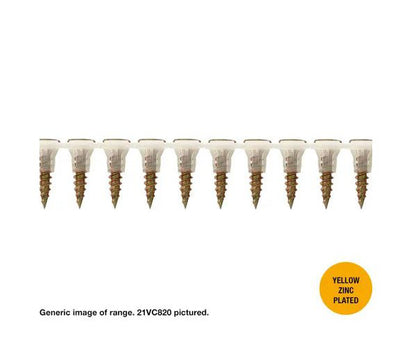 Macsim Collated Countersunk Villaboard Screws - Box of 1000 - Various Sizes & Finishes