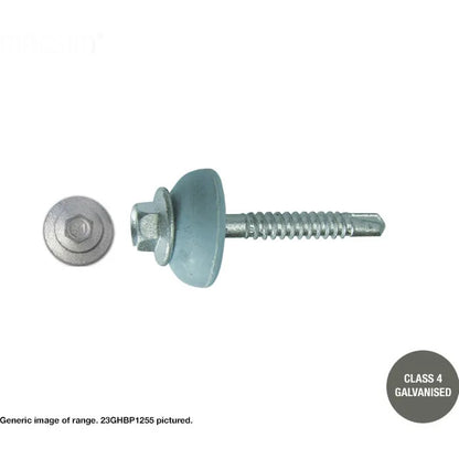 Hex Washer Face Self Drilling Screws Galvanised Neoprene Washer - Various Sizes