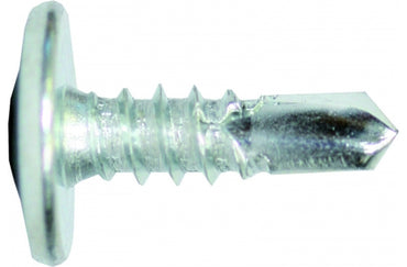 Macsim Button Head Self Drilling Screws Clear Zinc Plated - Box of 1000 - Various Sizes and Drives