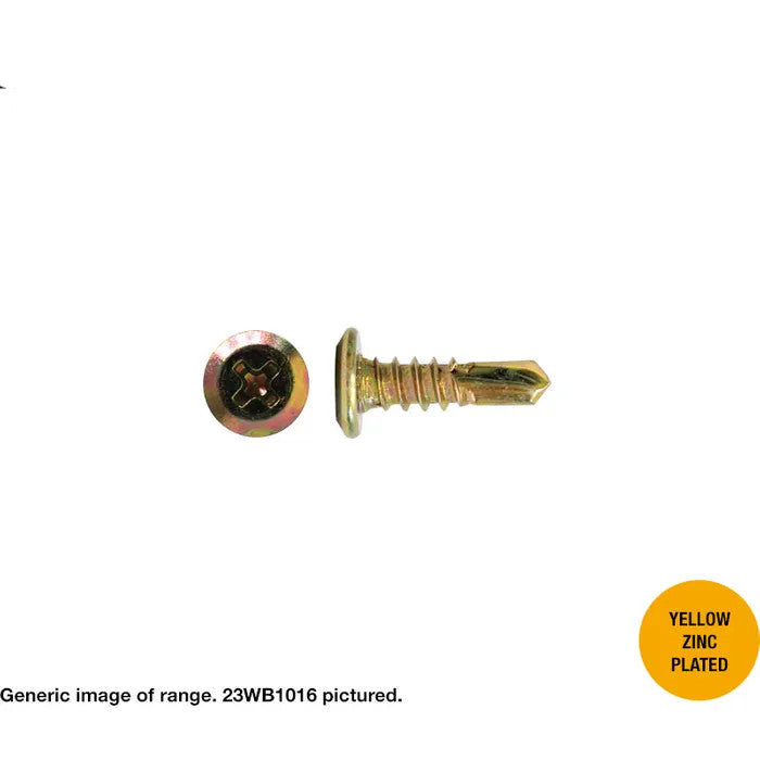 Self Drilling Wafer Head Zinc Screws