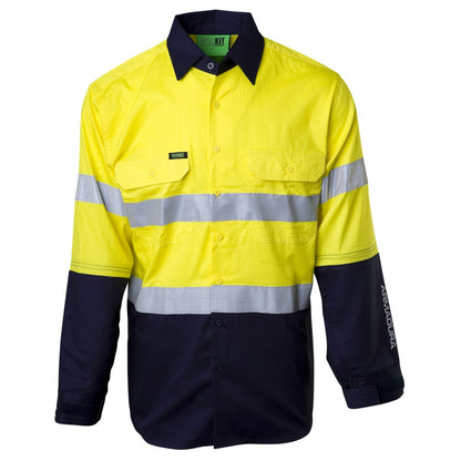 Hi Vis Armadura Cut Protection Long Sleeve Taped Shirt - 2 Colour Options in Various Sizes