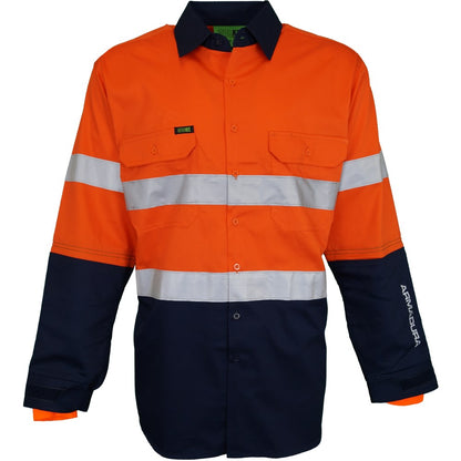 Hi Vis Armadura Cut Protection Long Sleeve Taped Shirt - 2 Colour Options in Various Sizes