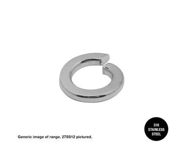 Spring Washer Metric Sizes in 3 Material Options and box Quantities