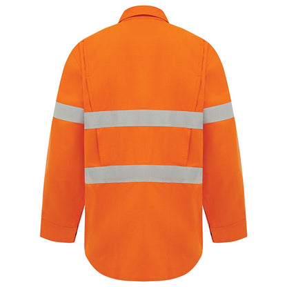 FLAREX RIPSTOP PPE2 FR Inherent 197gsm Taped Orange Shirt - Various Sizes