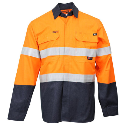 FLAREX RIPSTOP PPE2 FR Inherent 197gsm Taped Shirt - 2 Colour Options in Various Sizes
