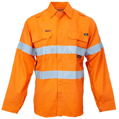 FLAREX RipStop PPE1 Flame Resistant Inherent 155gsm Lightweight Taped Shirt - 3 Colour Options in Various Sizes