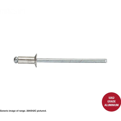 Aluminium Steel Countersunk Rivets - Various Sizes and Quantities