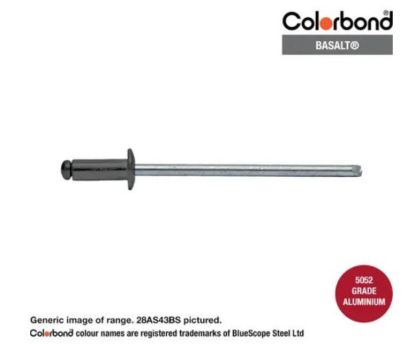 Aluminium Steel Dome Head Rivets Colorbond Painted Head - Various Sizes and Quantities