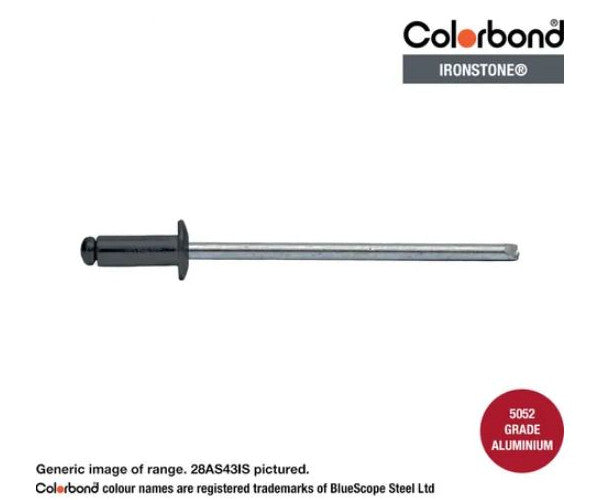 Aluminium Steel Dome Head Rivets Colorbond Painted Head - Various Sizes and Quantities