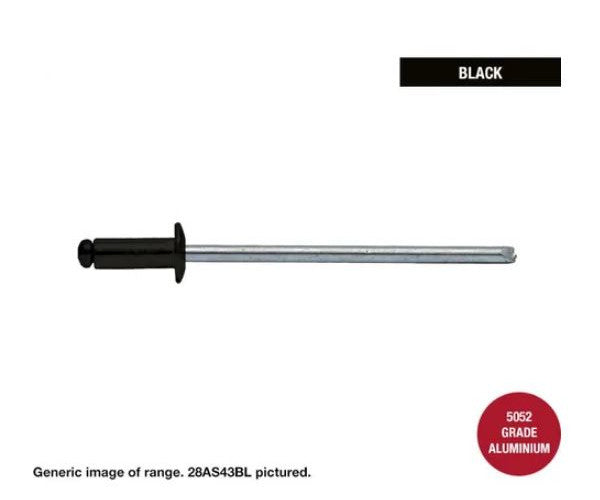 Aluminium Steel Dome Head Rivets Colorbond Painted Head - Various Sizes and Quantities