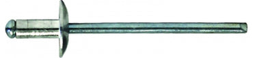 Aluminium Steel Dome Head Large Flange Rivets - Various Sizes and Quantities