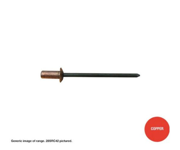 Copper Sealed Rivet 3.2mm (1/8) x 3.2mm - Box of 1000