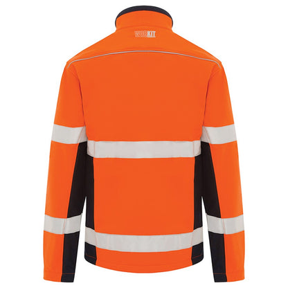 Hi Vis Taped Biomotion Soft Shell Jacket - 2 Colour Options in Various Sizes