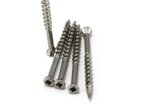 Macsim Type 17 TRIM Head Decking Screws (Square Drive) 304 Stainless Steel - Various Sizes and Quantities