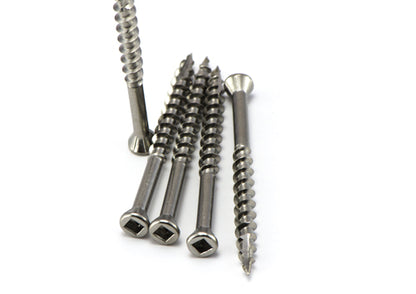 Macsim Type 17 TRIM Head Decking Screws (Square Drive) 304 Stainless Steel - Various Sizes and Quantities