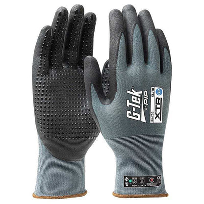 G-Tek Xtr 15G Gp Nitrile Dotted Gloves - 12 Pairs in 7 Size Options