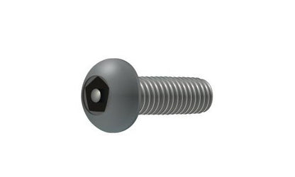 Pentaforce Button Head 304 Stainless Steel Machine Screw - Box of 100 in Various Metric Sizes and Lengths