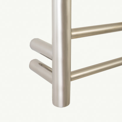 Radiant Heated Towel Rail (RTR08) 900mm x 750mm - 7 Round bars - Multiple Colour Finishes