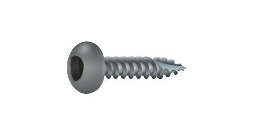 Tri-Lobular Button Head Type 17 Screw 10g Box of 1000 - 2 Material Options