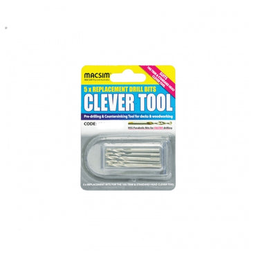 Macsim Clever Tool Replacement Drill Bits - Pack of 5 - Various Sizes