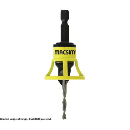 Macsim Clever Tool Pre Drilling & Countersinking Tool with Replacement Drill Bits - Various Sizes