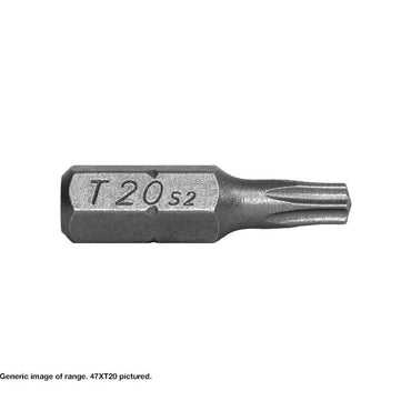 Torx Drive Screwdriver Insert Bits Pack of 10 - Various Sizes with or without Pin