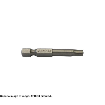Torx Drive Screwdriver Insert Bits Pack of 10 - Various Sizes with or without Pin