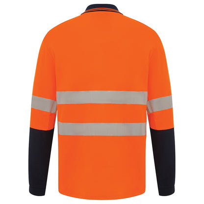 Kevlar Cut Protection Hi Vis Long Sleeve Taped Polo Shirt - 2 Colour Options in Various Sizes