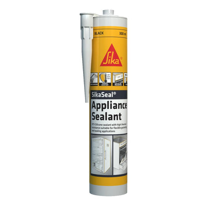 SikaSeal Appliance Sealant Black 300ml Cartridge - Box of 12