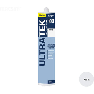 Ultratek 100S Sanitary Silicone Sealant White or Translucent Box of 20 300ml Cartridge