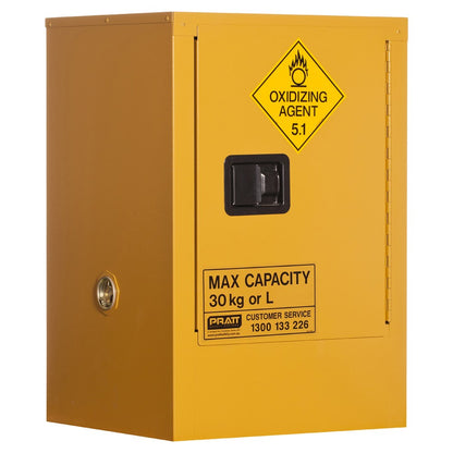 Pratt Class 5 Oxidizing Agent Storage Cabinet - 1 or 2 Shelf Options