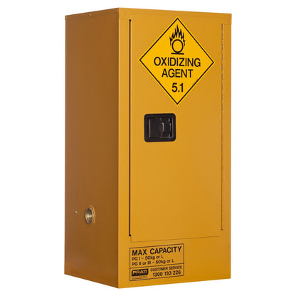 Pratt Class 5 Oxidizing Agent Storage Cabinet - 1 or 2 Shelf Options