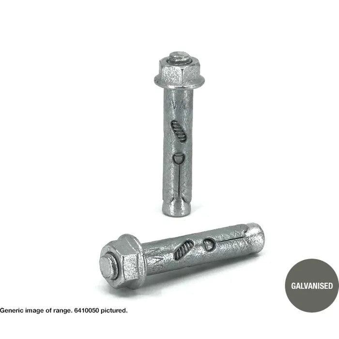 Macsim Hex Head MasonBolt / AnchorBolt Galvanised - Various Sizes and Quantities