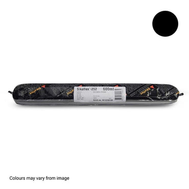 SikaFlex-252 Elastic Adhesive White or Black - 300ml Cartridges or 600ml Sausages