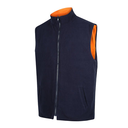 Hi Vis Reversible Vest with Reflective Tape - 2 Colour Options in Various Sizes