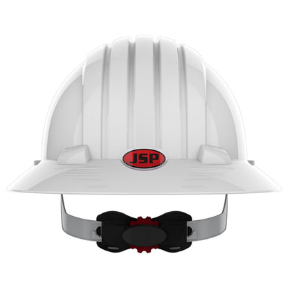 JSP Evo 6100 and 6161 Full Brim Hard Hat White - vented and unvented