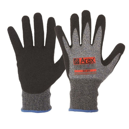 Pro Choice Arax Latex Crinkle Dip On 13G Liner - 1, 6 or 12 Pairs in 6 Size Options