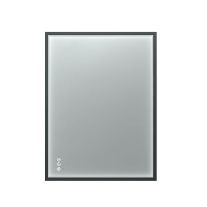 Euro Mirror RÖEK Rectangular Mirror - 600mm x 800mm - Black Frame