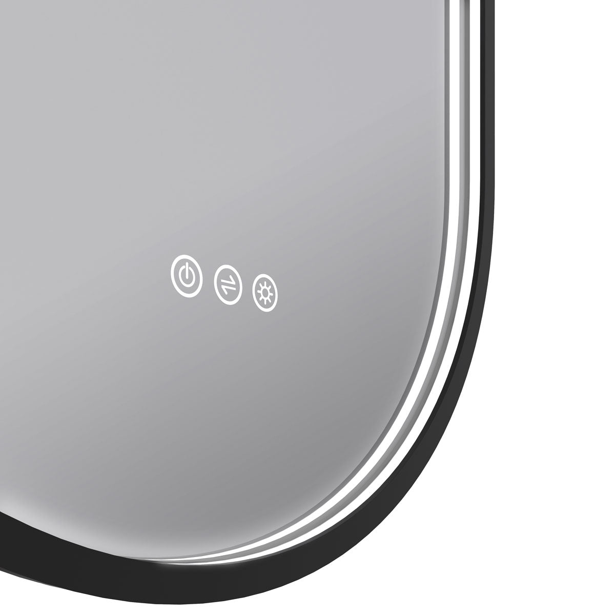 Euro Mirror KÄPSEL Pill Mirror - 500mm x 1000mm - Various Frame Colours