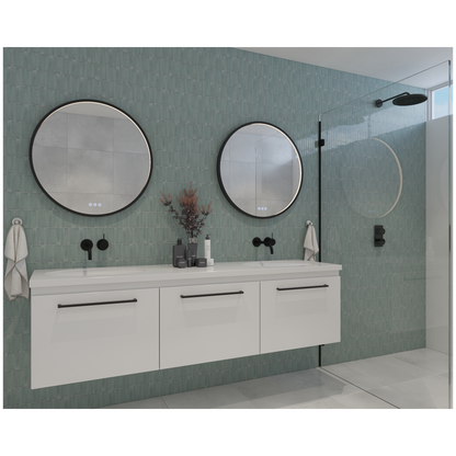 Euro Mirror OLËK Round Mirror - Various Frame Colours & Sizes