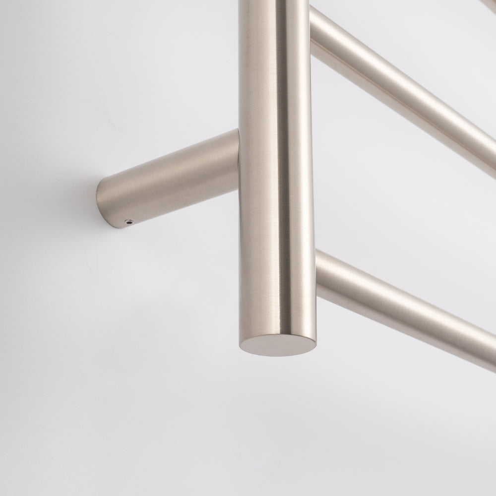 Radiant Heated Towel Rail (RTR530) 530mm x 700mm - 8 Round Bars - Multiple Colour Finishes